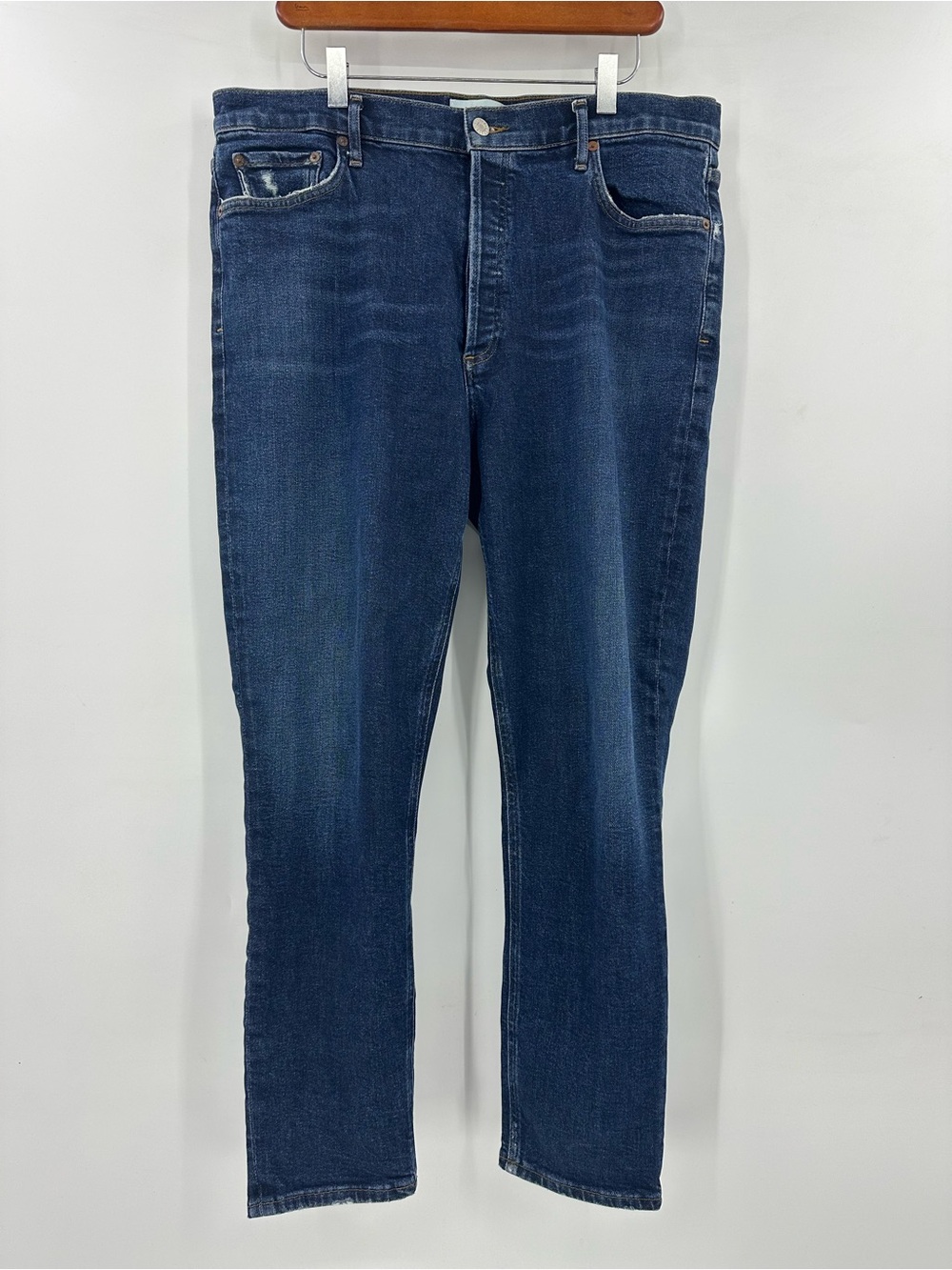 Agolde Women's Skinny Jeans Button Fly Nico 32